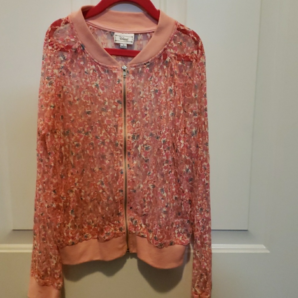 2/$7 NWOT Girls D-SIGNED sheer bomber
